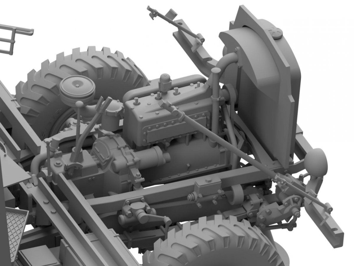 Thunder Model 35210 British Morris Bofors C9/B Gun truck Early variant 1/35 – imagen 3