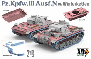 Takom 8011 Pz.Kpfw. Ill Ausf. N w/Winterketten 1/35 – Bild 2