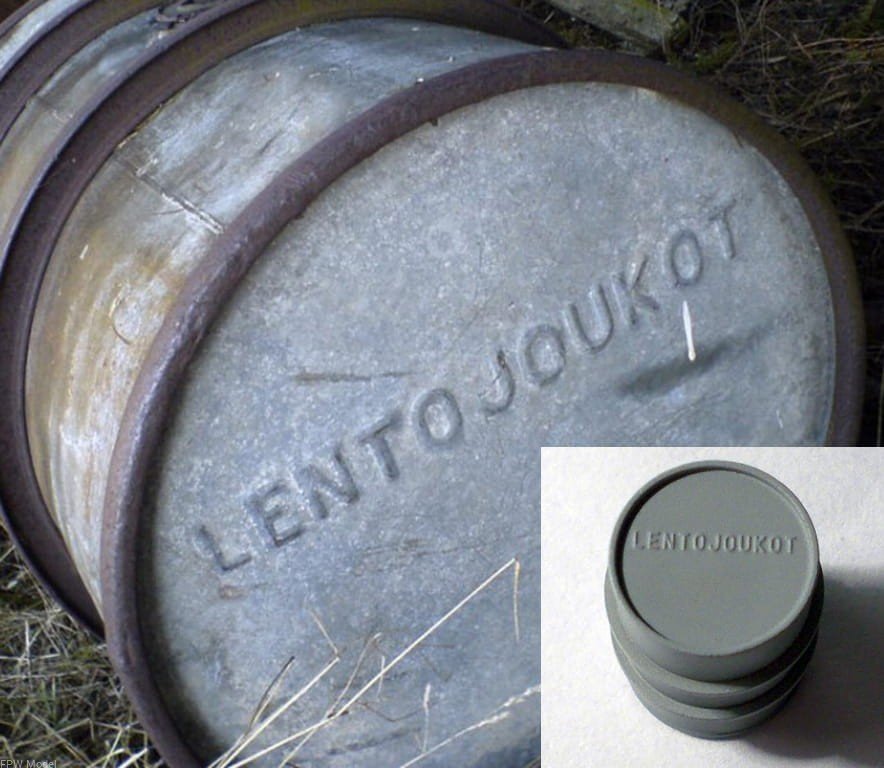 FPW Model 48007 Finnish Lentojoukot Fuel Barrels (3 pcs.) 1/48