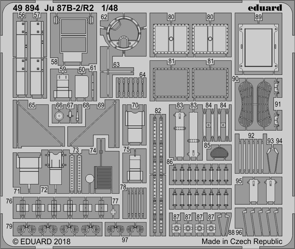 Eduard 49894 Ju 87B-2/ R2 AIRFIX 1/48 – imagen 2