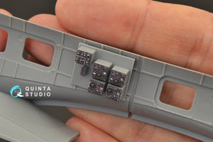 Quinta Studio QD48266 He 111H-3/H-6 3D-Printed &amp;amp; coloured Interior on decal paper ( ICM ) 1/48 – imagen 3