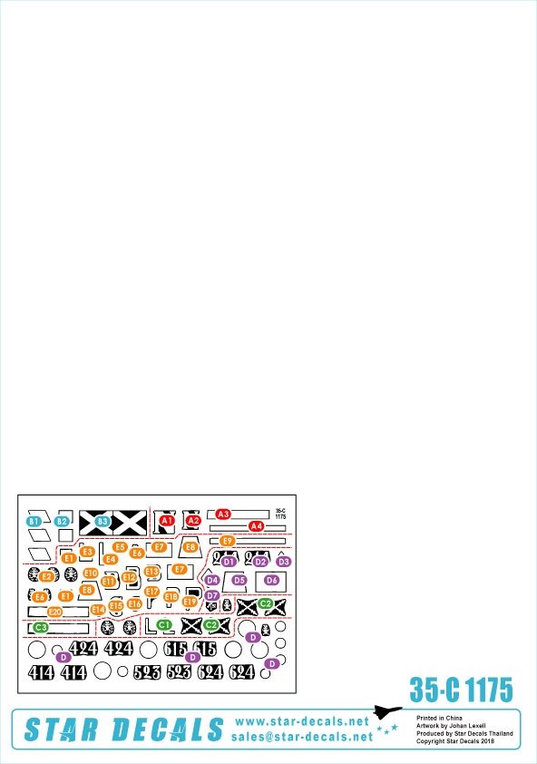 Star Decals 35-C1175 Spanish Civil War # 7 1/35 – imagen 2