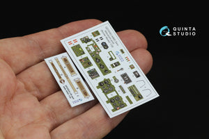 Quinta Studio QD35083 A6M2 Zero (Mitsubishi Prod.) 3D-Printed &amp;amp; coloured Interior on decal paper (Border Model) 1/35 – zdjęcie 2