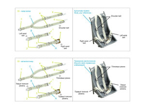 Quinta Studio QR+48089 WWII US seat belts (with metal buckles) (All kits) 1/48 – immagine 8