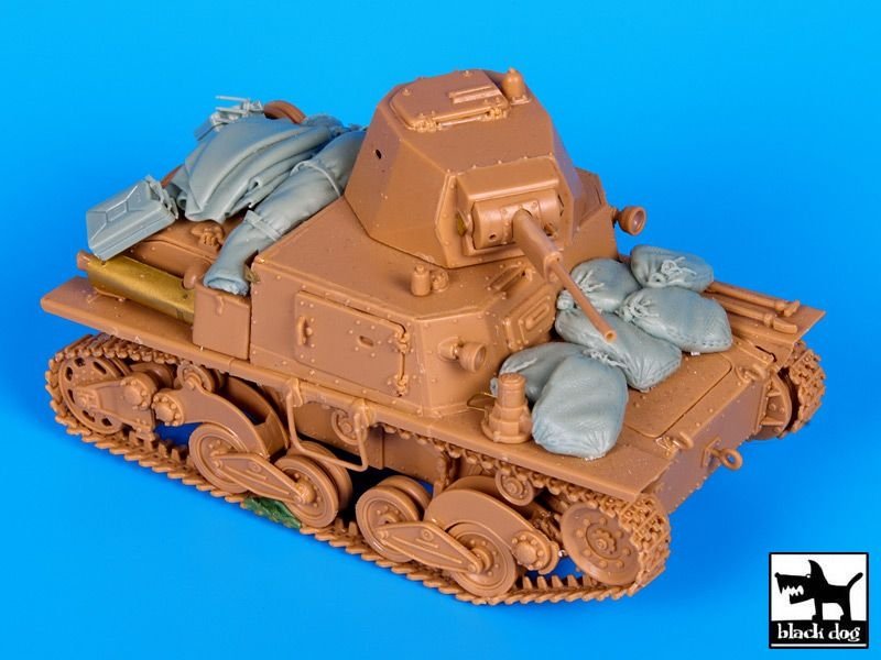 Black Dog T35114 Carro Armato L6 accessories set 1/35 – imagen 3
