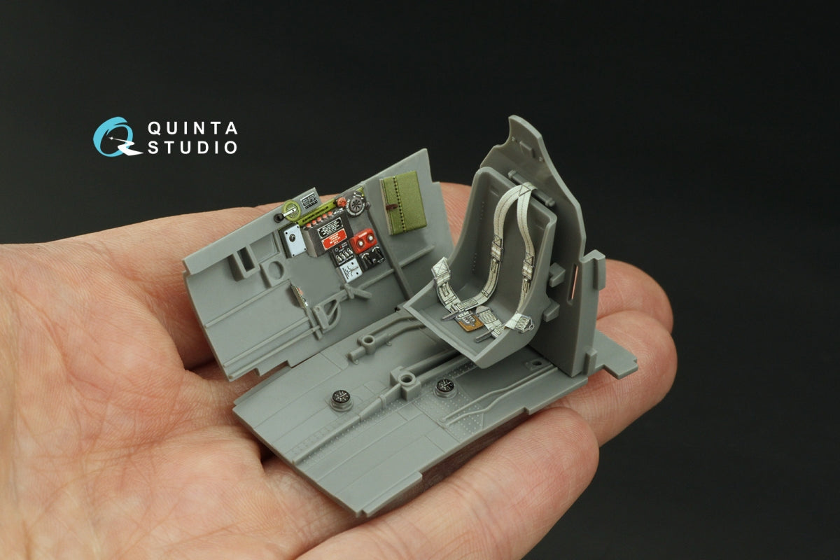 Quinta Studio QD32220 P-40N late 3D-Printed coloured Interior on decal paper (Hasegawa/Eduard) 1/32 – imagen 8