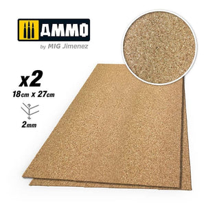 Munitions Mig Jimenez 8836 Create Cork à grain fin 2x2mm