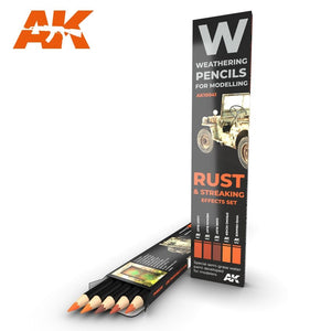 AK Interactive AK10041 RUST &amp;amp; STREAKING: EFFECTS SET