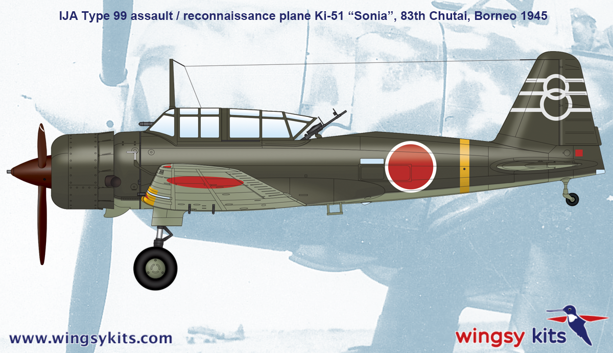 Wingsy Kits D5-05 IJA Type 99 assault/recon. plane Ki-51 “Sonia” 1/48 – immagine 17