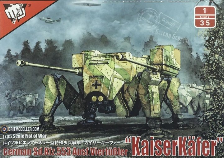 Modelcollect UA35004 SdKfz 553 « Kaiserkäfer » allemand de la Seconde Guerre mondiale, échelle 1/35