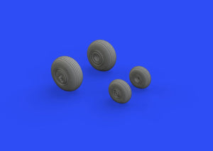 Eduard 648573 Mi-24V wheels 1/48 ZVEZDA