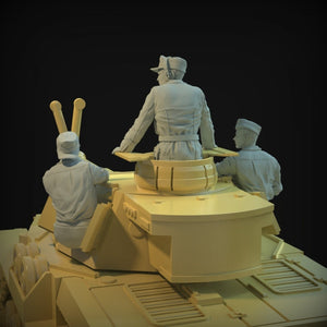 Panzer Art FI35-137 DAK turret set (Pz III &amp;amp; Pz IV tanks) 1/35 – imagen 3