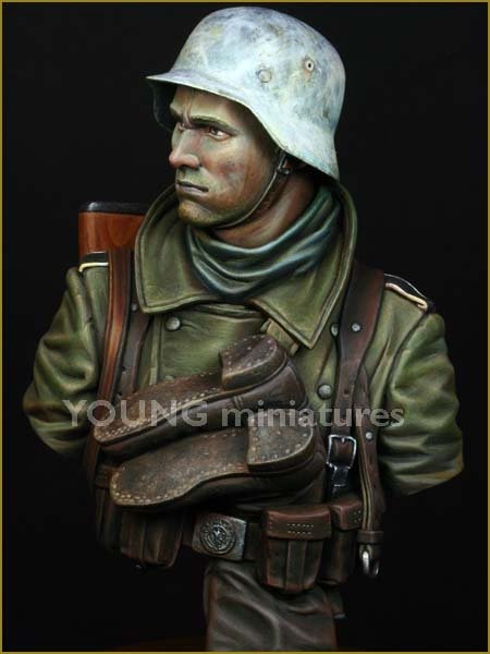 Young Miniatures YM1825 German Infantry Russian Front WWII 1/10 – imagen 7