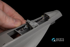 Intérieur imprimé en 3D et coloré sur papier décalcomanie pour F/A-18F tardif / EA-18G (Meng) de Quinta Studio QD48243 (Meng) 1/48 – image 6