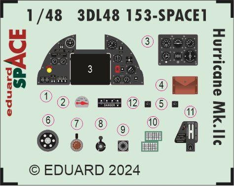 Eduard 3DL48153 Hurricane Mk. IIc SPACE HOBBY BOSS 1/48 – imagen 4