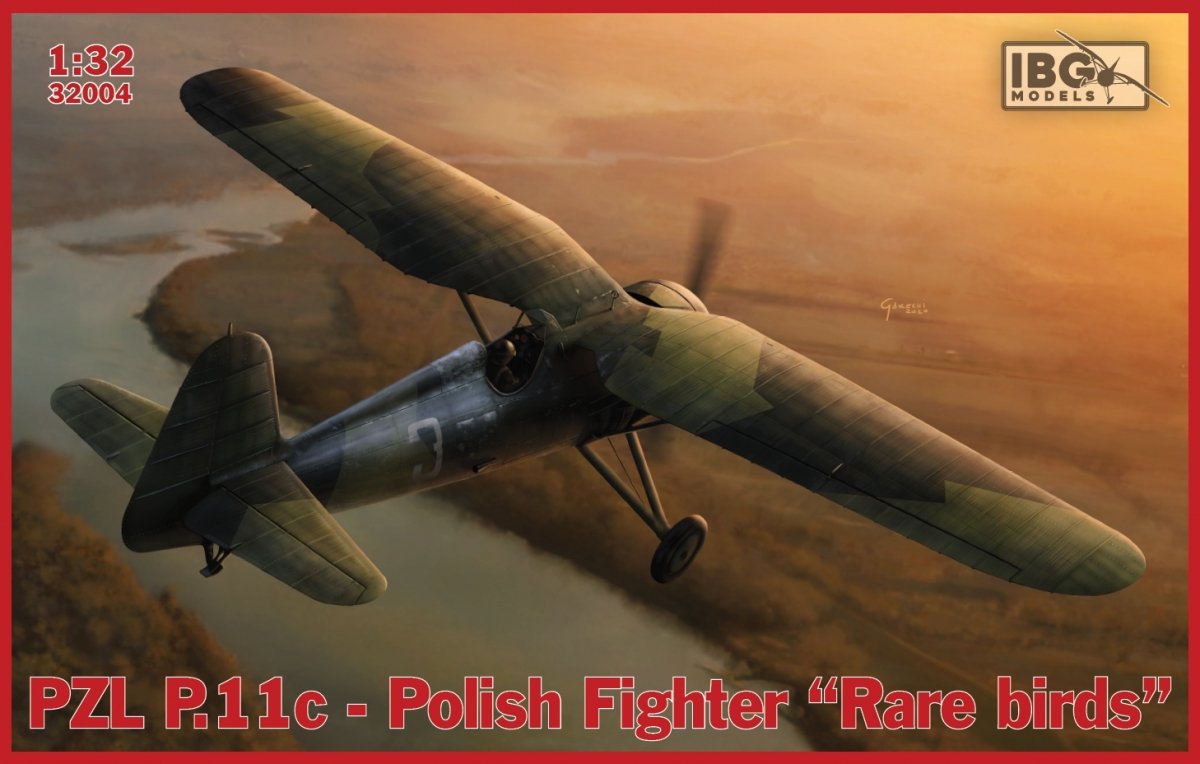 IBG 32004 PZL P.11c Chasseur polonais - Rare Birds 1/32