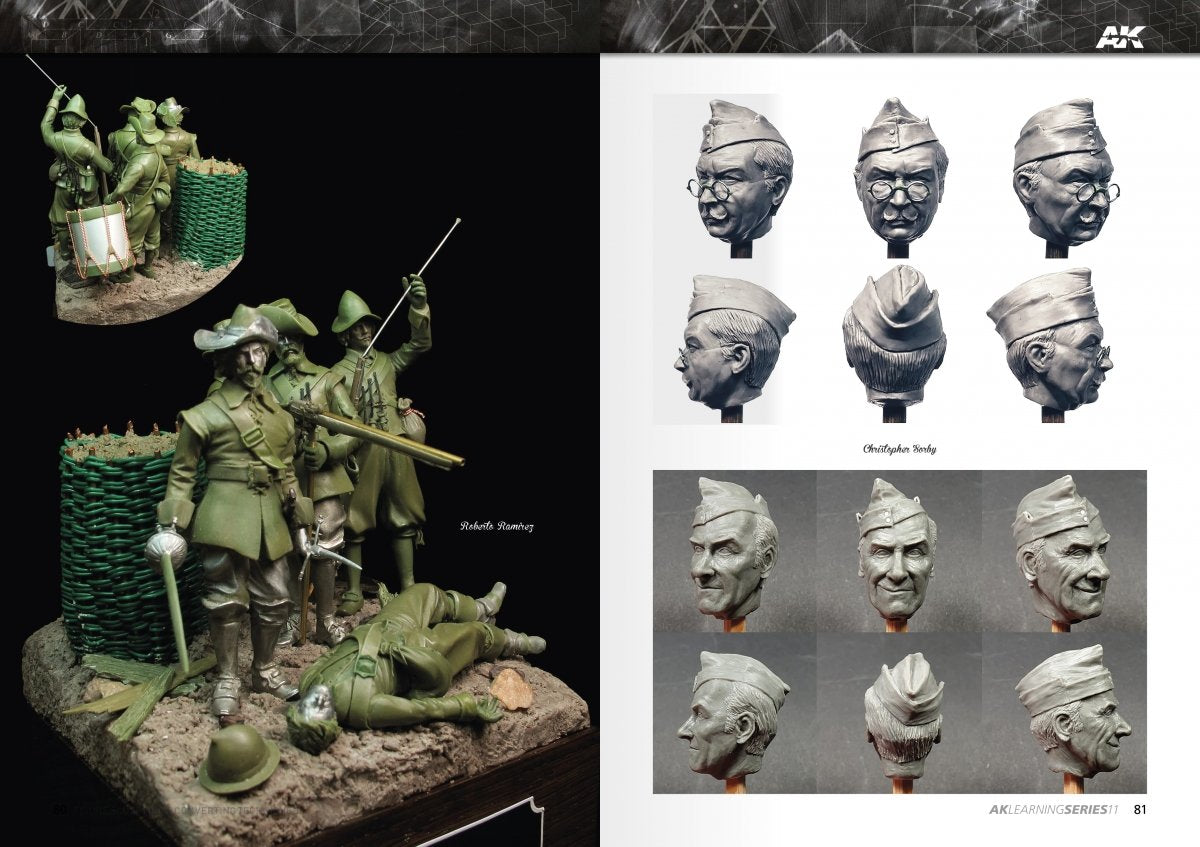 AK Interactive AK512 AK LEARNING 11: FIGURE SCULPTING &amp;amp; CONVERTING TECHNIQUES EN – immagine 7