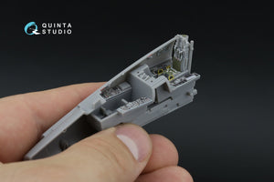Intérieur imprimé en 3D et coloré sur papier décalcomanie pour F-15D/F-15DJ Eagle (Fine Molds) de Quinta Studio QD72215, échelle 1/72 – image 10