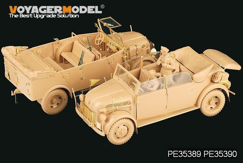 Voyager Model PE35389 WWII German Steyr 1500A Kommandeurwagen for TAMIYA 35235 1/35 – imagen 11