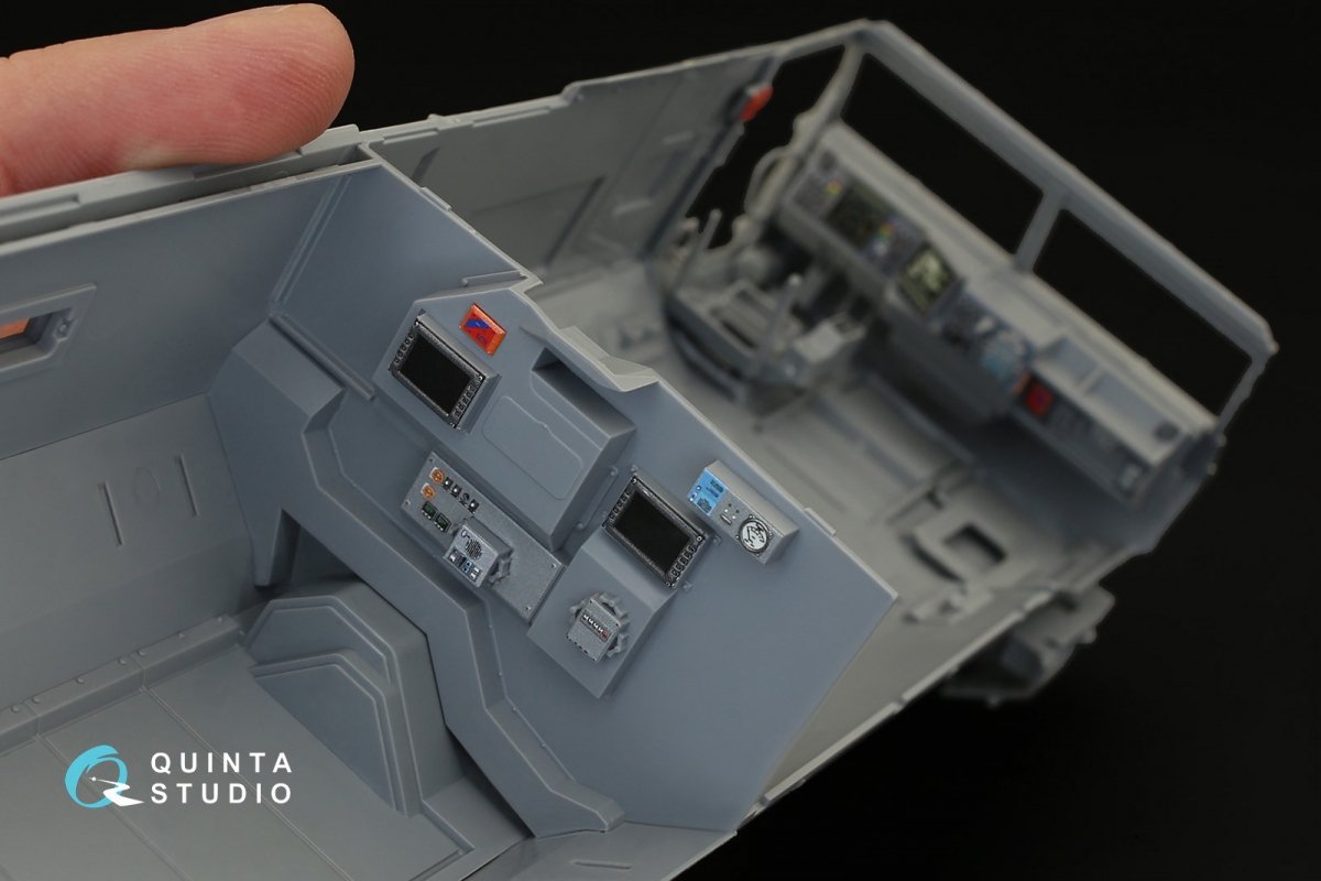 Quinta Studio QD35005 MRAP Typhoon-K 3D-Printed &amp;amp; coloured Interior on decal paper (for Zvezda kits) 1/35 – immagine 11