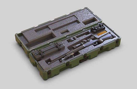 Eureka XXL E-075 Modern US Army PELICAN M24 Rifle Case with M24 Sniper Weapon System 1/35 – zdjęcie 2