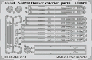 Eduard 48821 S-30M-2 Flanker exterior ACADEMY 1/48 – imagen 2