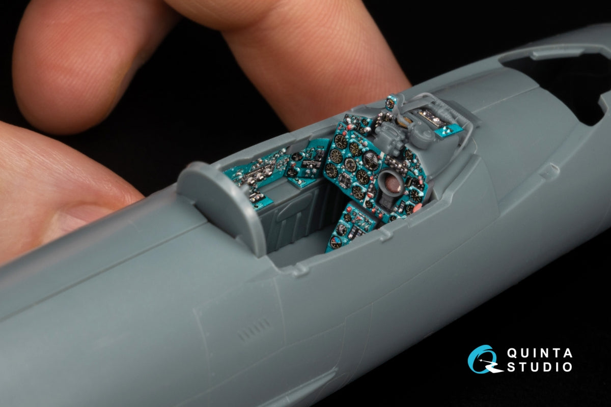 Quinta Studio QD+48576 MiG-21SM Fishbed-J 3D-Printed &amp;amp; coloured Interior on decal paper (Eduard) (with 3D-printed resin parts) 1/48 – zdjęcie 8