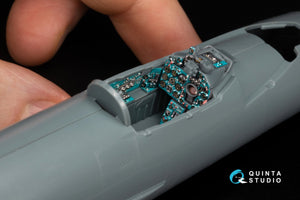 Quinta Studio QD+48576 MiG-21SM Fishbed-J 3D-Printed &amp;amp; coloured Interior on decal paper (Eduard) (with 3D-printed resin parts) 1/48 – zdjęcie 8