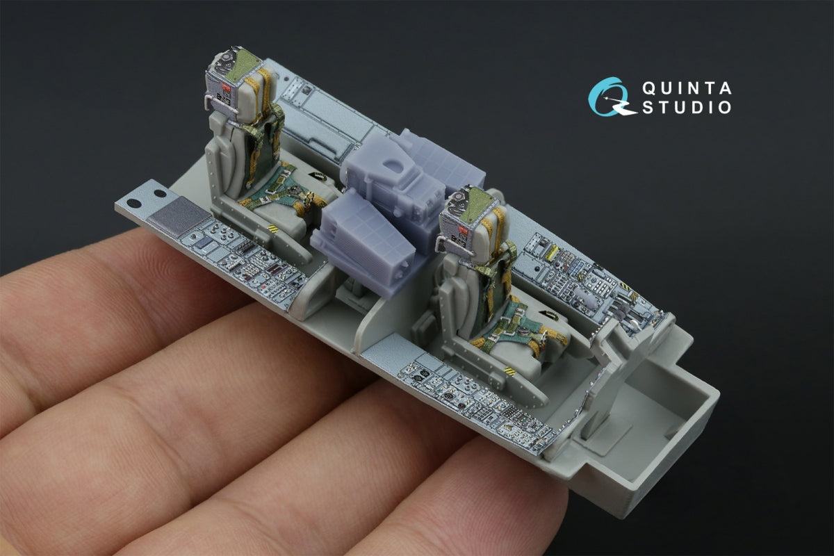 Quinta Studio QD+48519 Tornado ECR 3D-Printed coloured Interior on decal paper (Italeri) (with 3D-printed resin parts) 1/48 – immagine 9
