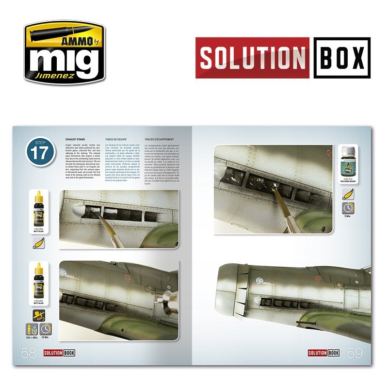 AMMO of Mig Jimenez 6502 WWII LUFTWAFFE LATE FIGHTERS SOLUTION BOOK (Multilingual) – immagine 6