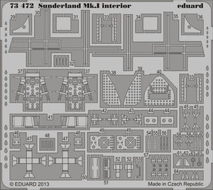 Eduard 73472 Sunderland Mk. I interior S. A. 1/72 ITALERI – zdjęcie 2