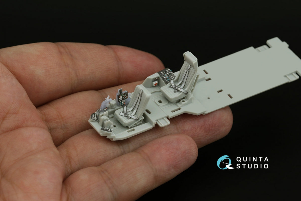 Quinta Studio QD+72185 Mi-24V NATO 3D-Printed &amp;amp; coloured Interior on decal paper (Hobby Boss/ARK Models) (with 3D-printed resin parts) 1/72 – imagen 9