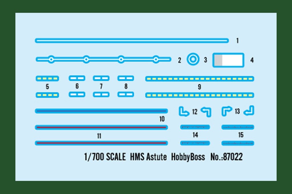 Hobby Boss 87022 HMS Astute (SSN) 1/700 – image 4