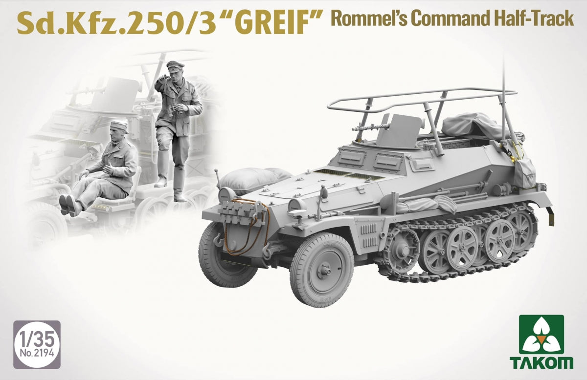 Takom 2194 Sd.Kfz 250/3 Greif Rommel Command Half-Track 1/35 – Bild 4