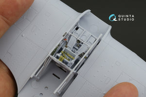 Intérieur imprimé en 3D et coloré sur papier décalcomanie pour la famille Hawker Hurricane (Airfix) - Quinta Studio QD48287 - Échelle 1/48 – image 9