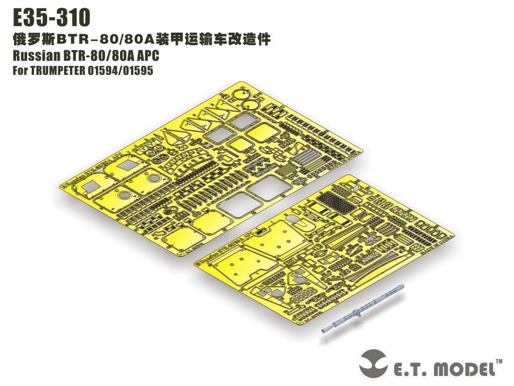 Maquette ET E35-310 BTR-80/80A APC russe pour Trumpeter 01594 / 01595 1/35