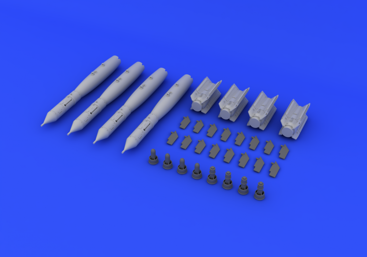 Eduard 632072 GBU-12 bomb 1/32 – image 3