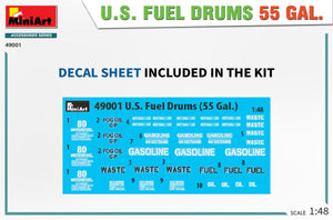 MiniArt 49001 U.S. FUEL DRUMS 55 GAL. 1/48 – zdjęcie 2