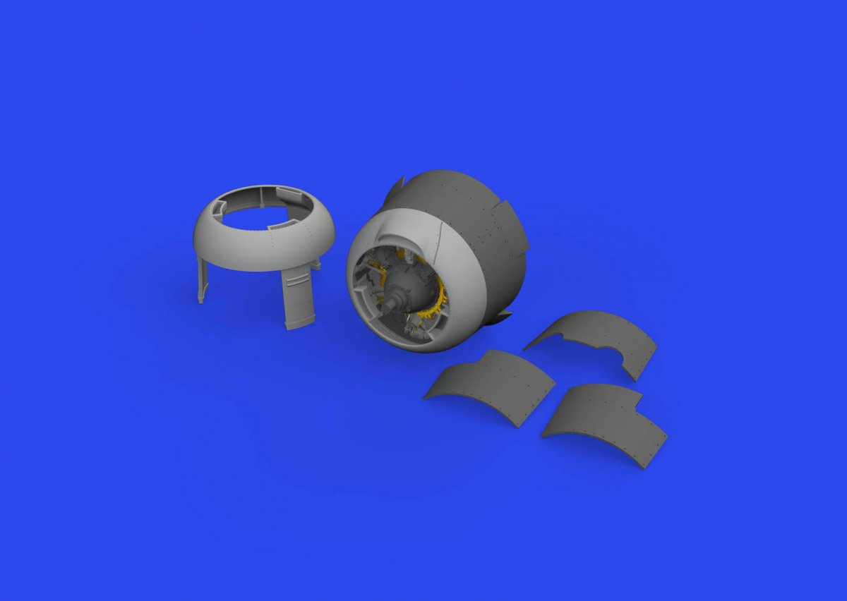 Eduard 648825 F4F-3 engine mid PRINT EDUARD 1/48 – immagine 2