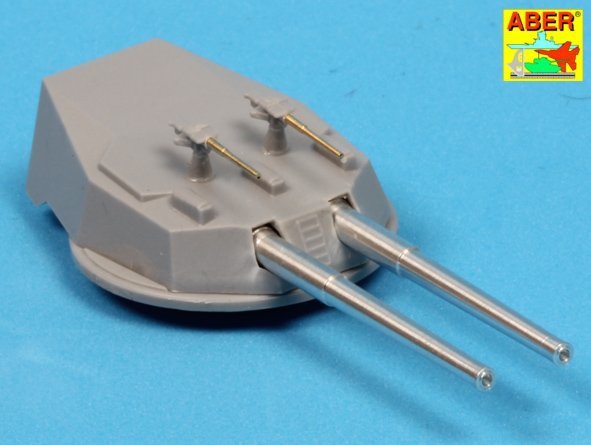 Aber 350L-65 Set of Barrels for HMS Dreadnought battleship: 12&amp;#39;&amp;#39; Mk.X BLx 10pcs., 12cwt QF Mk I x 26pcs. (1/350) – image 4