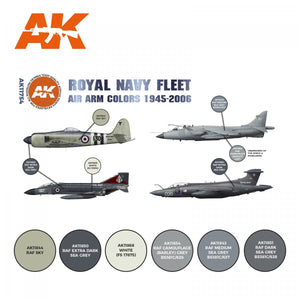 AK Interactive AK11754 RN FLEET AIR ARM AIRCRAFT COLORS 1945-2010 6x17 ml – zdjęcie 2