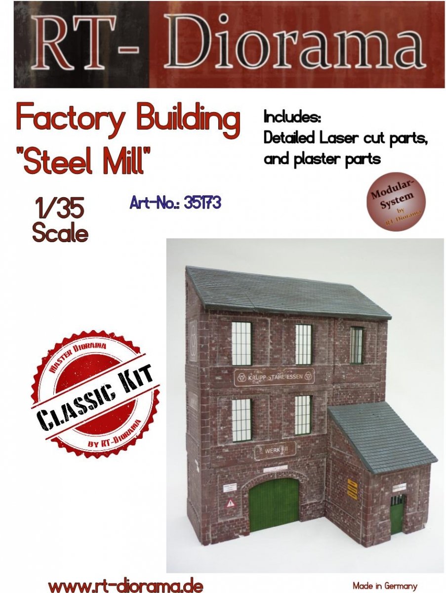 RT-Diorama 35173 Factory Building: "Steel Mill" 1/35