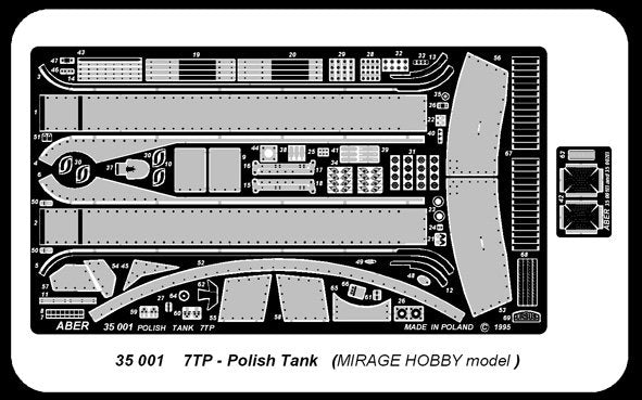 Aber 35001 Polish light tank 7TP (MIR) 1/35 – imagen 2