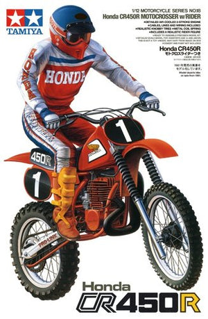 Tamiya 14018 Honda CR450R Motocrosser w/Rider 1/12