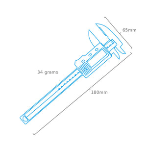 Modelcraft PGA1001 Plastic Digital LCD Caliper (100mm) – imagen 5
