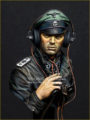 Young Miniatures YM1876 SS Panzer Commander Normandie 1944 1/10 – zdjęcie 2