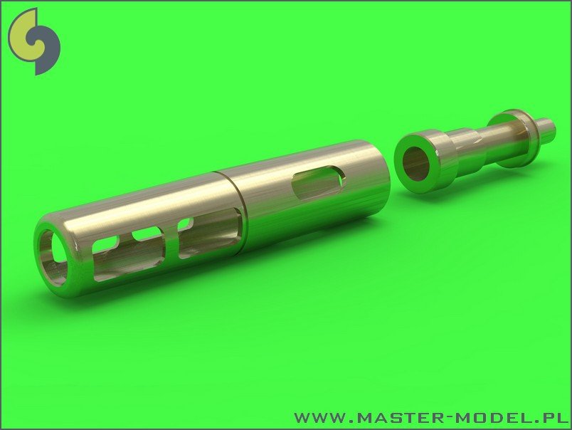 Master AM-48-090 MiG-17A/P/F (Fresco A, B, C) - 37mm and 23mm gun barrels set &amp;amp; Pitot Tubes 1/48 – zdjęcie 3