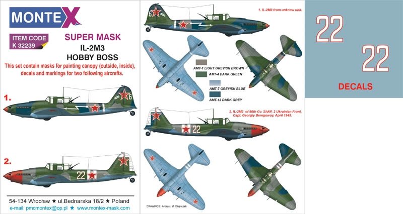 Montex K32239 IL-2M3 1/32