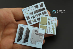 Quinta Studio QD32109 F/A-18C Late 3D-Printed &amp;amp; coloured Interior on decal paper (Academy) 1/32 – imagen 7