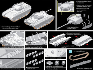 Dragon 7508 Berge-Panther mit Pz.Kpfw.IV Turm 1/72 – imagen 5